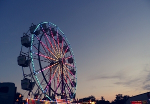 Kansas Summer Carnival Ferris Wheel